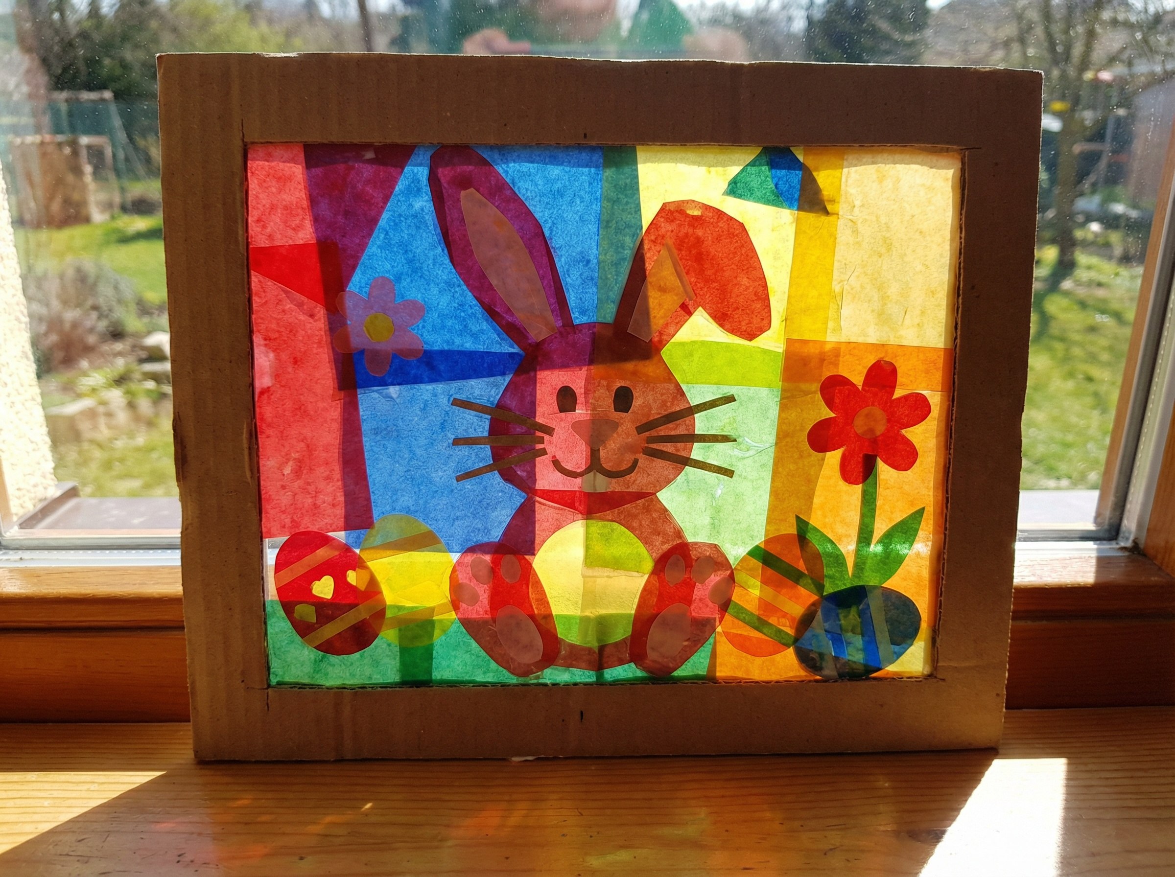 prusvit do okna velikonoční